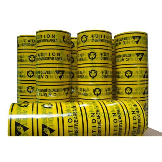 ESD warning pvc tape
