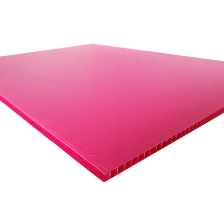 pink ESD pp plastic sheet